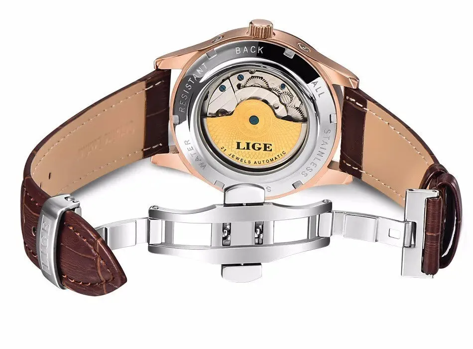 Men Mechanical Tourbillon Military Wristwatch