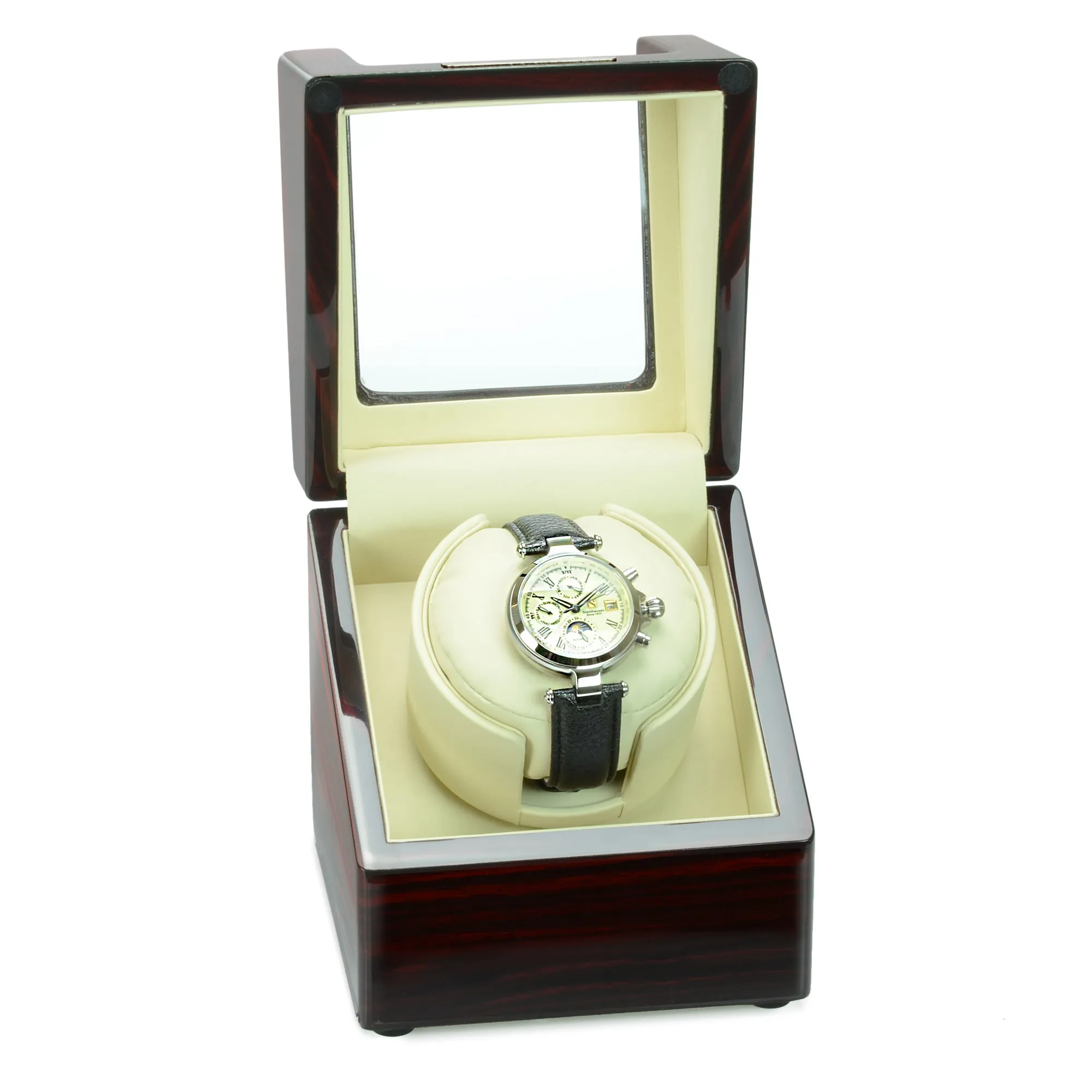 Steinhausen Heritage Single Watch Winder With Ultra Quiet Motor and Multiple Modes